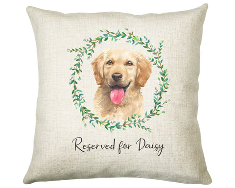 Personalised Golden Retriever Cushion Gift Reserved For Dog Mum Dad Pet Animal Design Cushion Throw Pillow Gift Christmas Decor Gift CS022