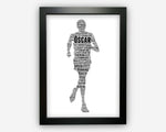 Personalised Running Gifts Word Art Gift Dad Gifts Uncle Gifts Print Gift For Runner Wall Prints Wall Art Gift Wall Art Run GC1115