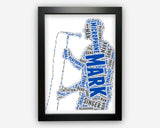 Personalised Word Art Gift Singer Gift For Singer Karaoke Gifts Musician Wall Art Wall Prints Wall Art Gift Wall Art Prints PG0049