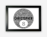 Personalised Word Art Gift Snooker Gifts Billiards Gifts Print Pool Gifts For Runner Wall Prints Wall Art Gift Wall Art GC1146