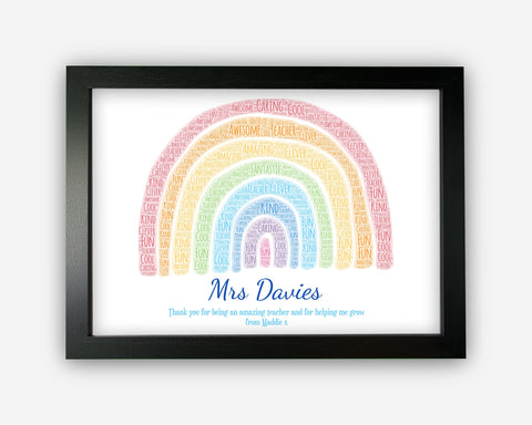 Teacher Appreciation Thank You Gift - End of School Term Year Teaching Assistant School Gift GC1513