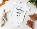 New Baby Gift - First Mothers Day - Babygrow Baby Vest Gift Idea For New Mum On Mothers Day - Babyshower and Baby Gifts NB025