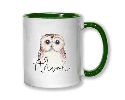 Personalised Owl Coffee Mug MGZ033
