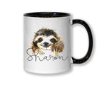 Personalised Sloth Coffee Mug MGZ079