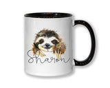 Personalised Sloth Coffee Mug MGZ079