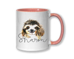 Personalised Sloth Coffee Mug MGZ079