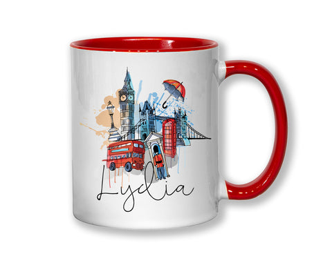 Personalised London City Coffee Mug MGZ313