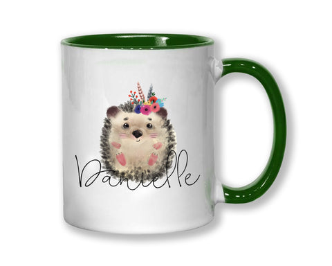 Personalised Hedgehog Coffee Mug MGZ069