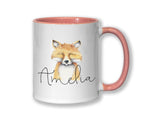 Personalised Fox Coffee Mug MGZ030