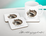 Personalised Raccoon Cushion Gift Printed Name Design - Cushion Throw Pillow Gift For Nature Lover CS307