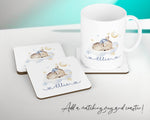 Personalised Moon Deer Cushion Magical Gift Printed Name Design New Baby Gift - Pillow Gift Girls Bedroom Decor For Birthday Gift CS381
