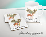 Personalised Camel Cushion Gift Printed Name Design-Cushion Throw Pillow Gift For Him/Her Sitting Room Bedroom Birthday Christmas Gift CS477