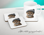 Birthday Gift For Boy Baby Cat Kitten Cushion Gift Printed Name Design Cushion Throw Pillow Gift For Boys Nursery Bedroom Animal Gift CS535