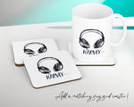 Personalised Headphones Reserved For Cushion Gift Printed Name Design Cushion Throw Pillow Gift For Him Her Christmas Gift CS363